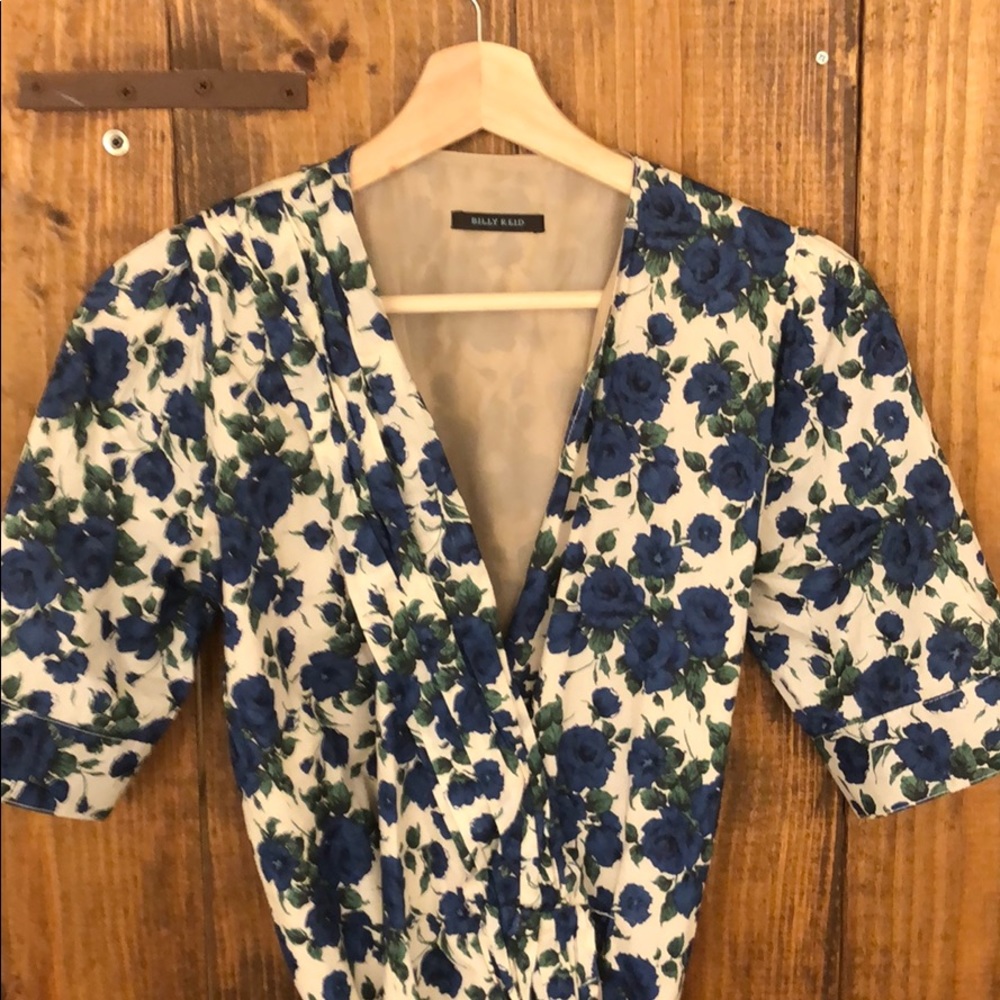 Billy Reid floral wrap dress